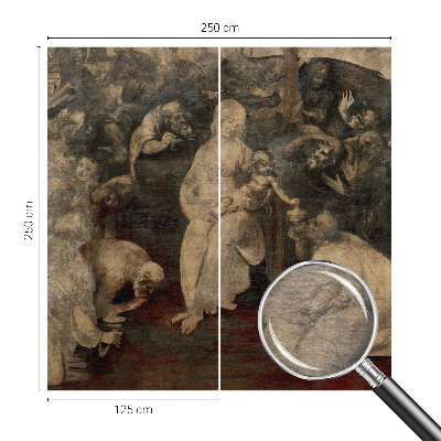 Non-woven fototapet med motiv af et åndeligt møde