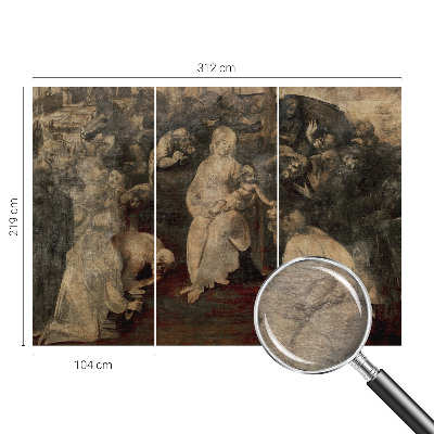 Non-woven fototapet med motiv af et åndeligt møde