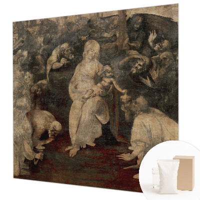 Non-woven fototapet med motiv af et åndeligt møde
