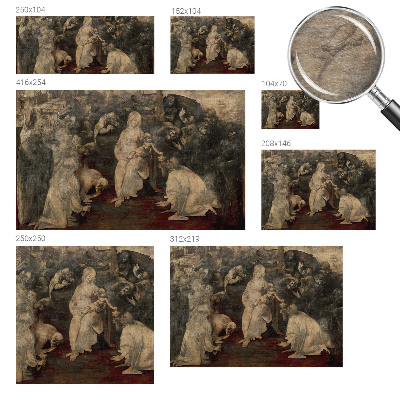 Non-woven fototapet med motiv af et åndeligt møde