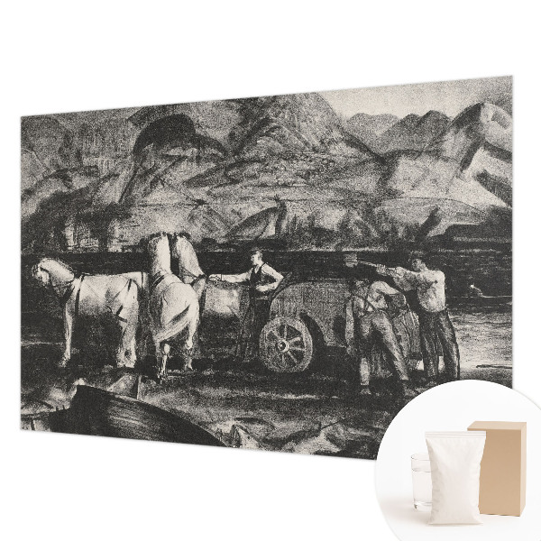 Væg tapet Landsbyscene