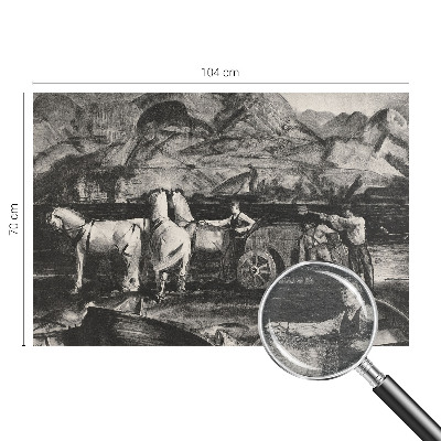 Væg tapet Landsbyscene