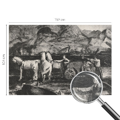 Væg tapet Landsbyscene