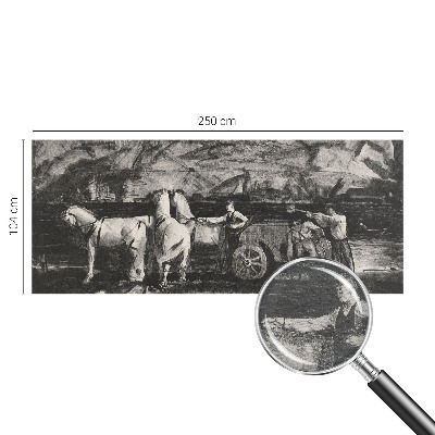 Væg tapet Landsbyscene