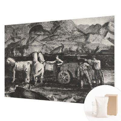 Væg tapet Landsbyscene