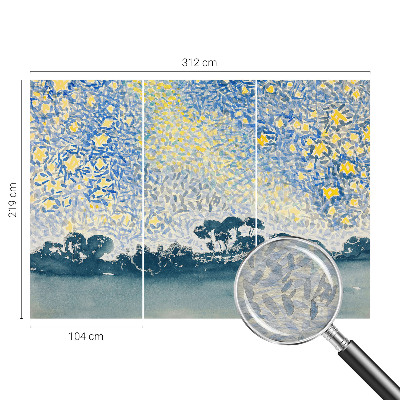 Tapet væg Stjerneabstraktion