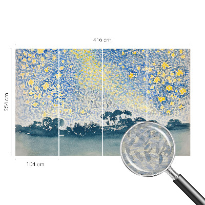 Tapet væg Stjerneabstraktion