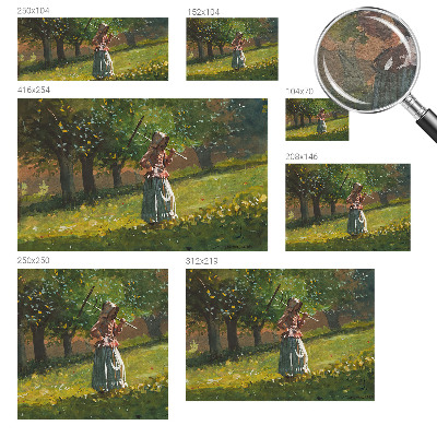 Fototapet soveværelse Efterårseftermiddag