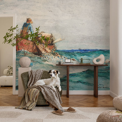 Fototapet børneværelse Havekspedition