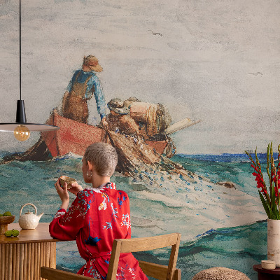 Fototapet børneværelse Havekspedition