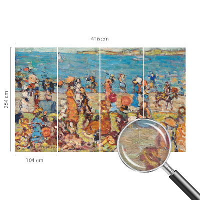 Stor fototapet Strandscene