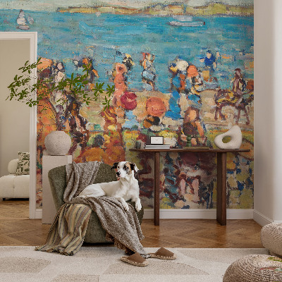 Stor fototapet Strandscene