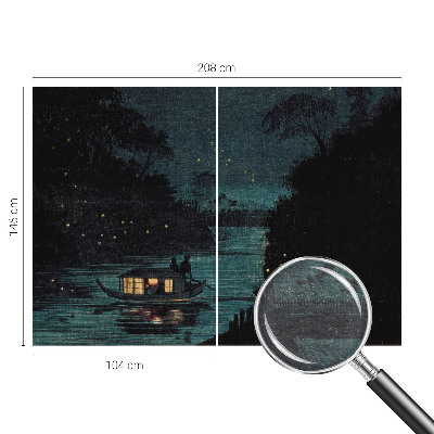 3D fototapet Aftenlys