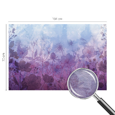 Vlies fototapet med pastelblomster