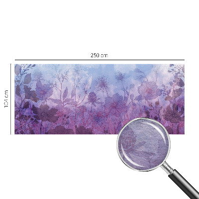 Vlies fototapet med pastelblomster
