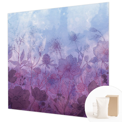 Vlies fototapet med pastelblomster