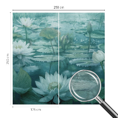 Non-woven fototapet Vandblomster