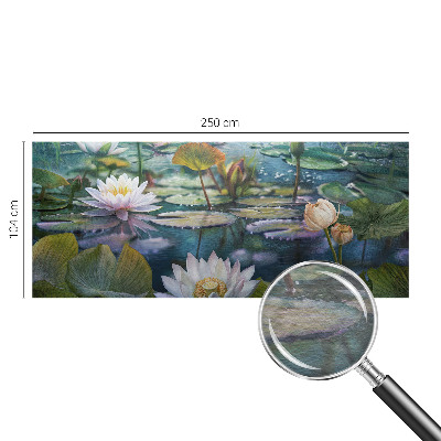 Fotovæg med motiv af damblomster