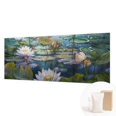 Fotovæg med motiv af damblomster