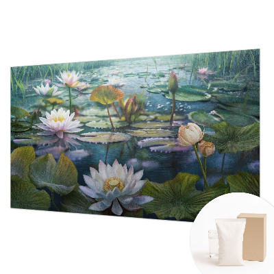 Fotovæg med motiv af damblomster