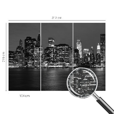 55D tapet i 3D-effekt