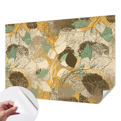 Tapet med mønster i forskellige mønstre og farver til vægge