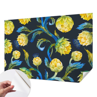 Vintage tapet med vintage‑inspireret mønster