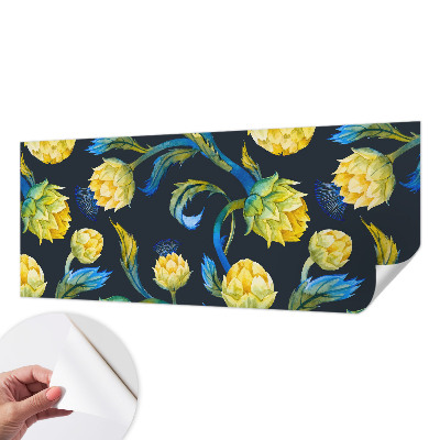 Vintage tapet med vintage‑inspireret mønster