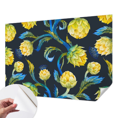 Vintage tapet med vintage‑inspireret mønster