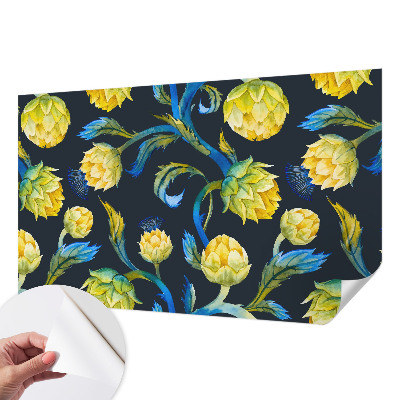 Vintage tapet med vintage‑inspireret mønster
