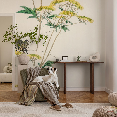 Børnetapet med børnevenligt motiv og designet til børneværelset
