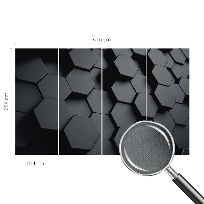 16D tapet i 3D-effekt