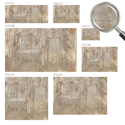 Tapet med mønster Tapet med mønster