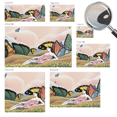 Mønstret tapet Mønstret tapet