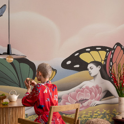 Mønstret tapet Mønstret tapet