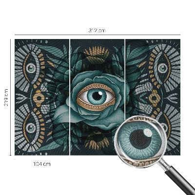 Vintage tapet med vintageinspireret motiv