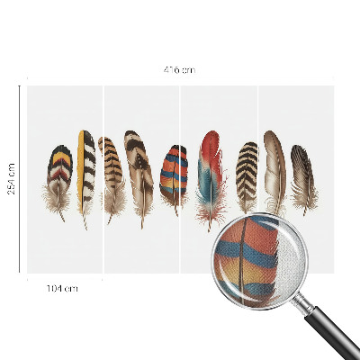Billedtapet med dekorativt motiv til vægindretning