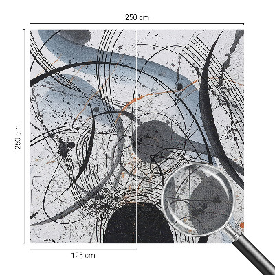 43D tapet med 3D-effekt