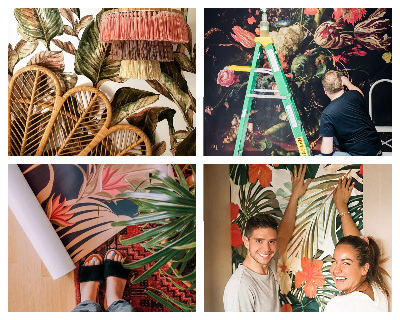 Mønstret tapet Mønstret tapet