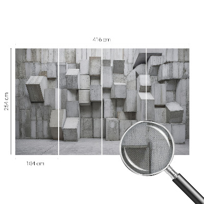 44D tapet i 3D-effekt