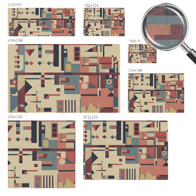 Tapet med mønster Tapet med mønster