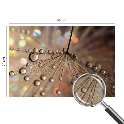 Billedtapet med trykt motiv til vægdekoration