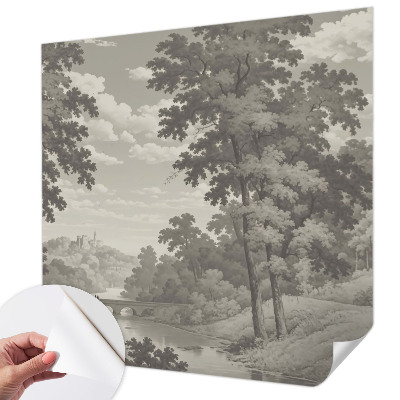 Vinyltapet i holdbart vinyl til nem montering og rengøring
