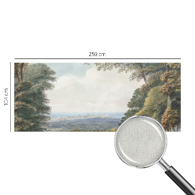 Mønstret tapet med gentaget mønster i klassisk design