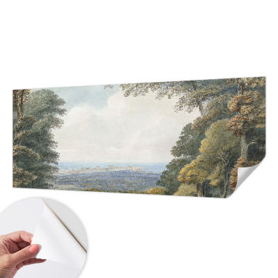 Mønstret tapet med gentaget mønster i klassisk design