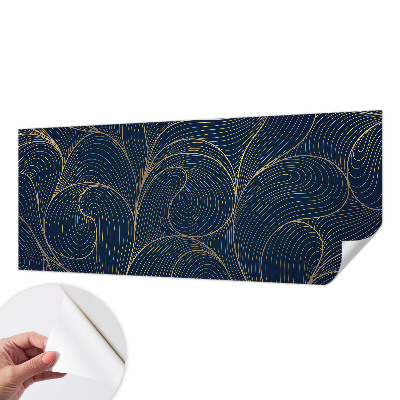 Vintage tapet med vintageinspireret mønster og klassisk patina