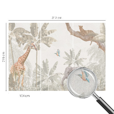 Retro tapet med retroinspireret mønster