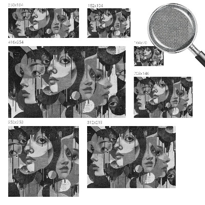 62D tapet med 3D-effekt
