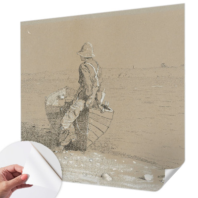 Mønstret tapet med grafisk mønster i klassisk design