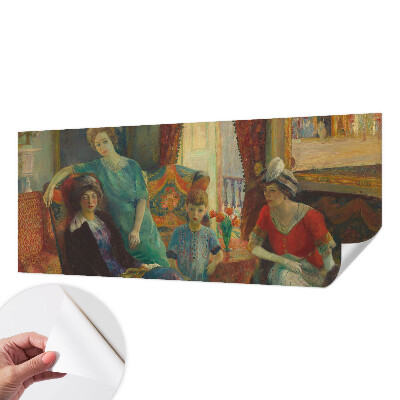 Vintage tapet med vintageinspireret mønster